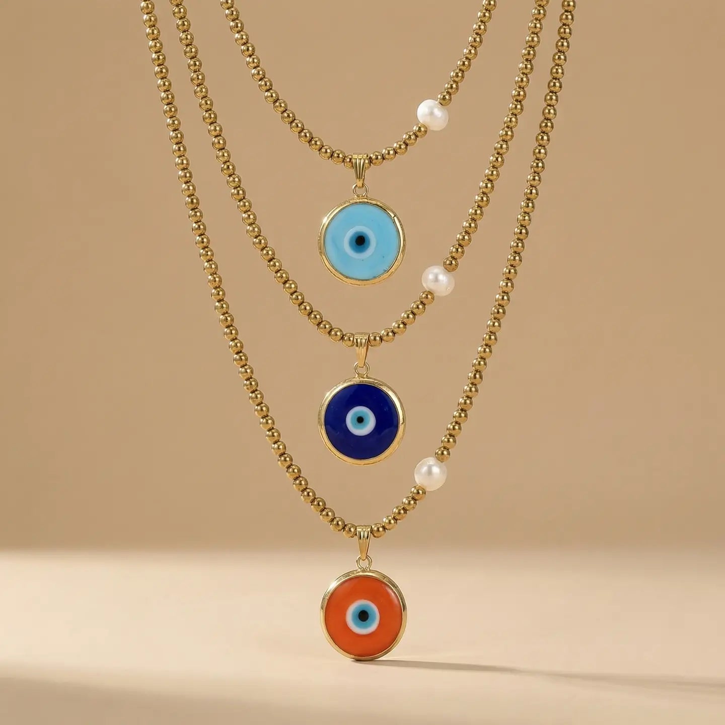 Evy Evil Eye Pendant Necklace