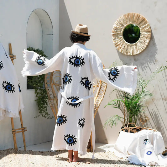 Alex Evil Eye Kaftan Robe