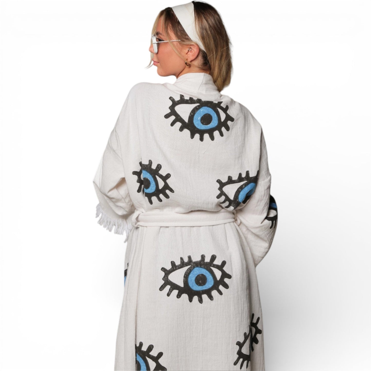 Alex Evil Eye Kaftan Robe