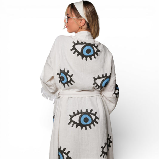 Alex Evil Eye Kaftan Robe