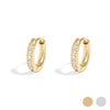 Ava Mini Gold Hoop Earrings