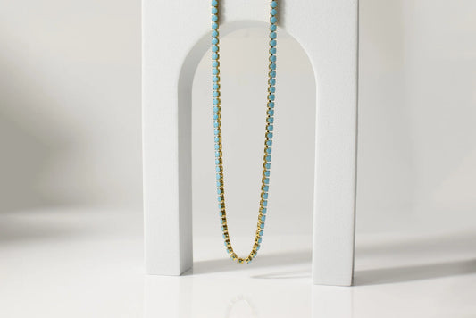 Jessi Rhinestone Tennis Necklace