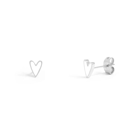 Lola Heart Stud Earrings