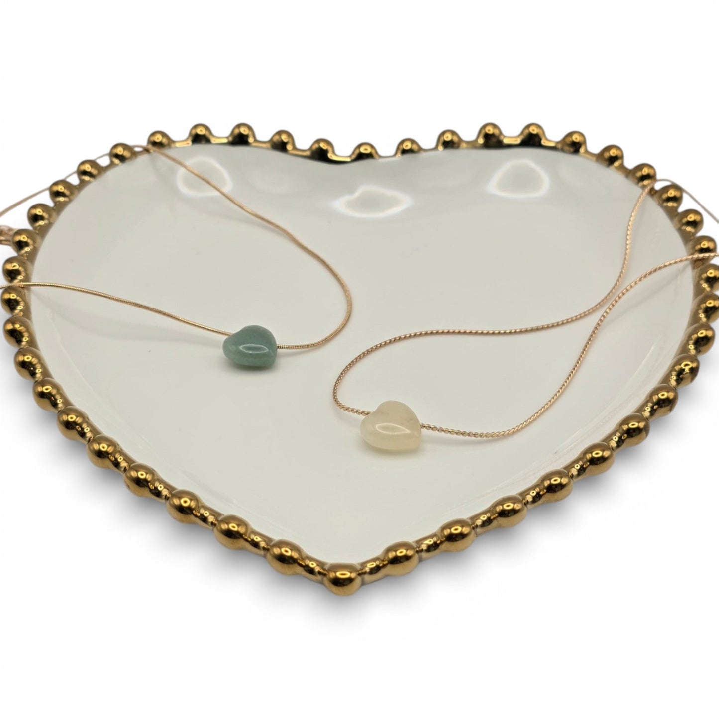 Sierra Jade Stone Heart Necklace