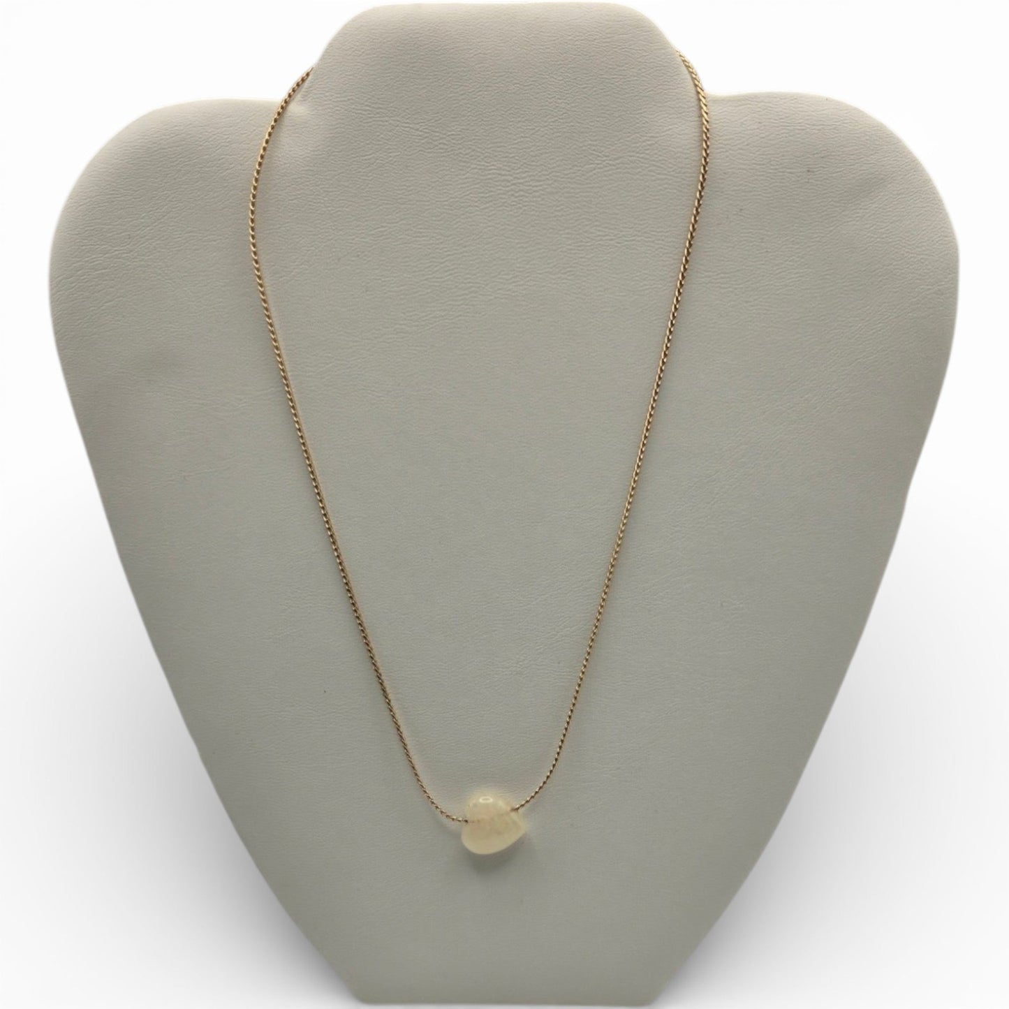 Sierra Jade Stone Heart Necklace