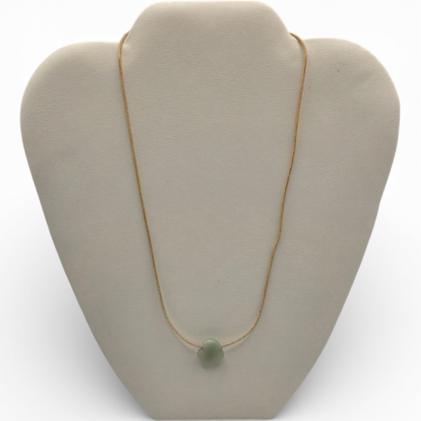 Sierra Jade Stone Heart Necklace