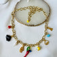 Leah Multi Charm Summer Necklace